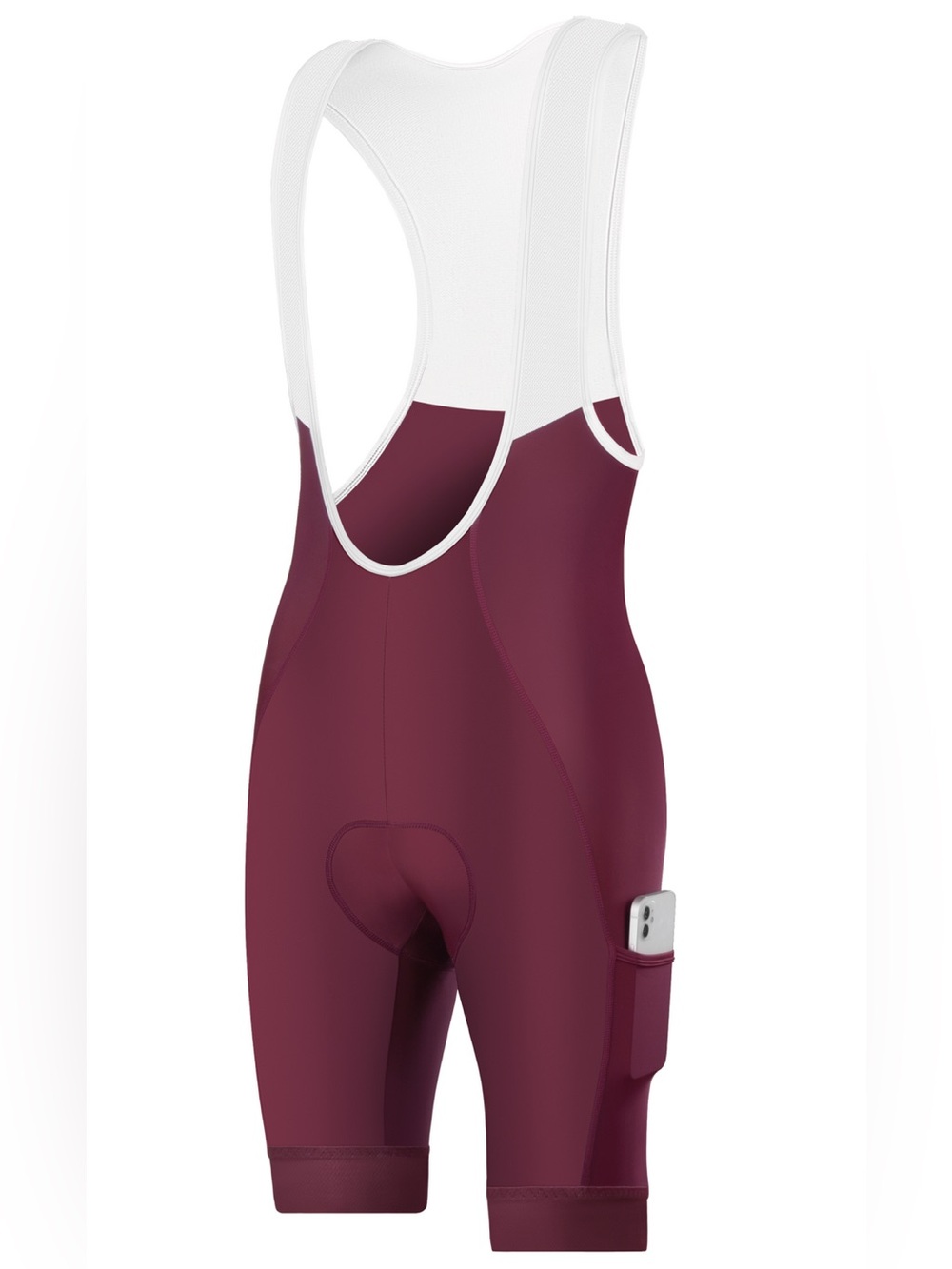 Cerotipolar Cargo Cycling Bib Short Burgundy Mens Size 2XL New